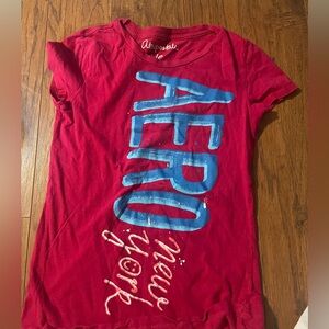 Aeropostale Crimson Tee with Graphic